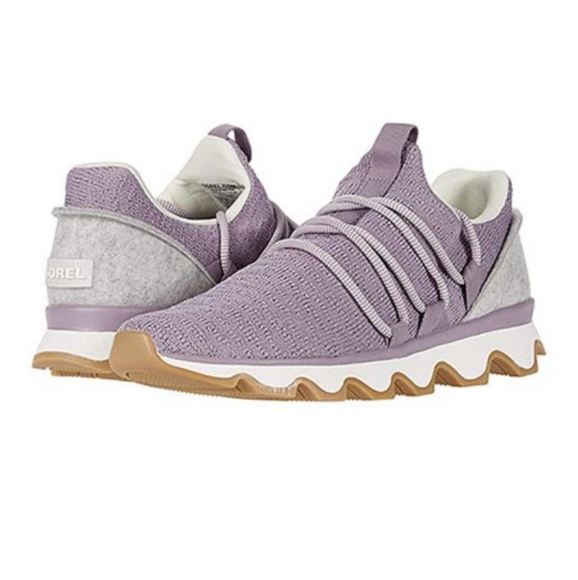 Sorel Shoes - Sorel Shale and Mauve Kinetic Sneaker EUC